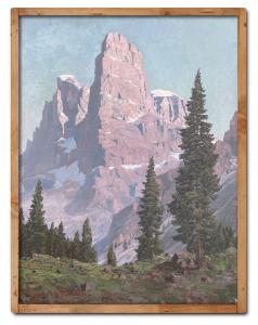 Crozzon di Brenta Óleo sobre tela